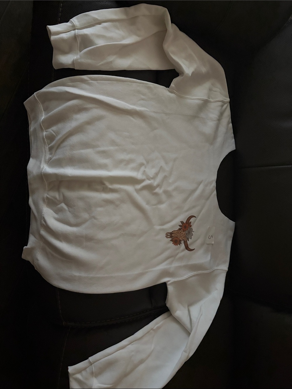 A woman’s long sleeve sweatshirt